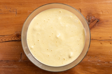 Preparazione Kaiserschmarren - Fase 1 Preparazione Kaiserschmarren - Fase 1