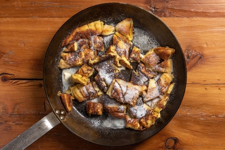 Preparazione Kaiserschmarren - Fase 3 Preparazione Kaiserschmarren - Fase 3