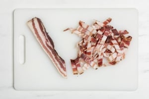 Preparazione Pasta asparagi e pancetta - Fase 3