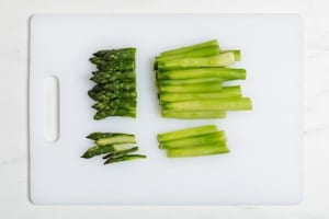 Preparazione Pasta asparagi e pancetta - Fase 2