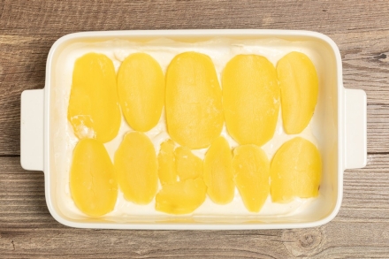 Preparazione Sformato di patate e finocchi - Fase 1 Preparazione Sformato di patate e finocchi - Fase 1