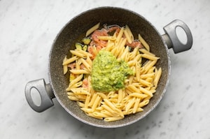 Preparazione Pasta salmone e zucchine - Fase 3