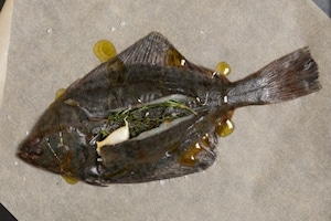 Preparazione Pesce passera al forno - Fase 2