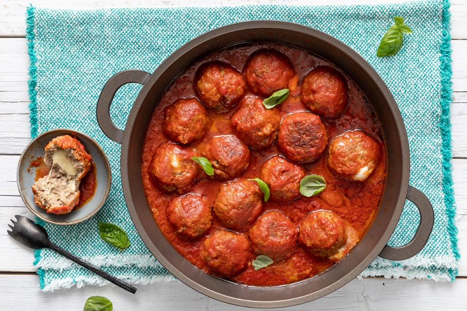 Polpette alla parmigiana Polpette alla parmigiana