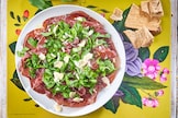 Bresaola con rucola e grana
