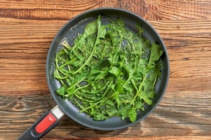 Preparazione Frittata di tarassaco - Fase 2