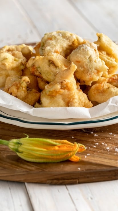 Frittelle di fiori di zucca