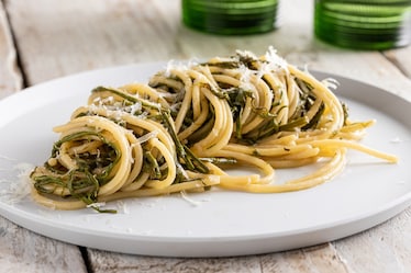 Pasta con asparagi selvatici