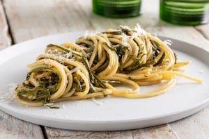 Preparazione Pasta con asparagi selvatici - Fase 4