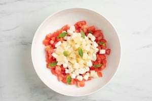 Preparazione Pasta alla checca - Fase 2