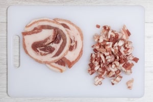 Preparazione Pasta fave e pancetta - Fase 1