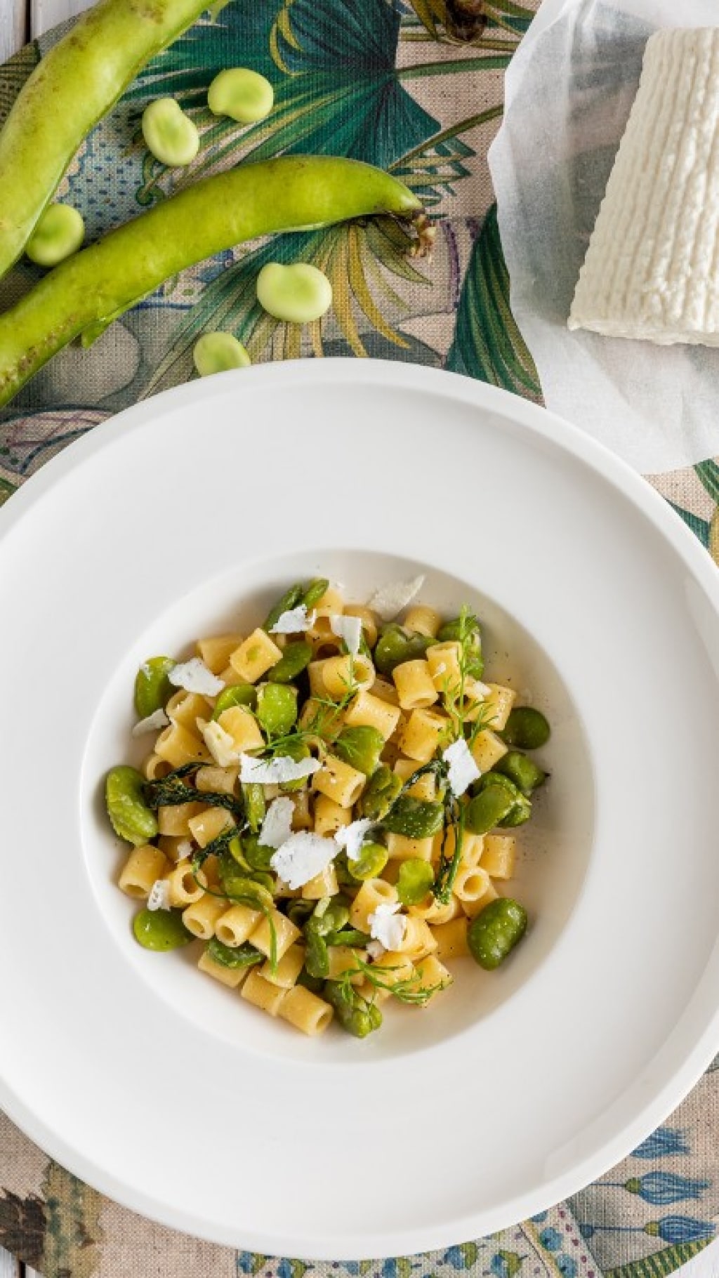 Pasta con le fave alla siciliana