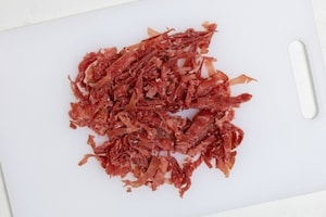 Preparazione Pasta con pesto di rucola e bresaola - Fase 1