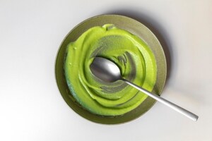 Preparazione Risotto cremoso con piselli e fave - Fase 4