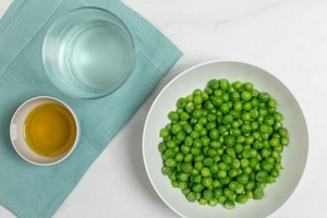 Preparazione Risotto con i piselli - Fase 1