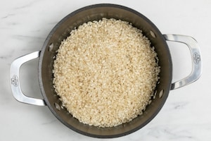 Preparazione Risotto con i piselli - Fase 2