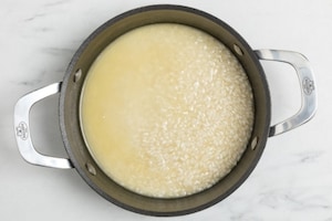 Preparazione Risotto con i piselli - Fase 2