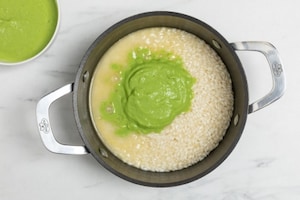 Preparazione Risotto con i piselli - Fase 3