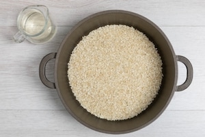 Preparazione Risotto al tarassaco - Fase 3