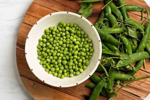 Preparazione Sugo di piselli - Fase 1