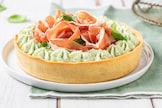 Crostata salata con mousse di ricotta