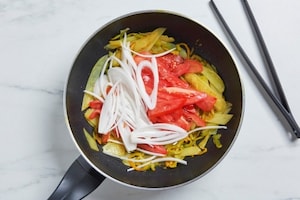 Preparazione Pappardelle con verdure - Fase 2