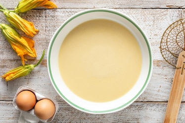 Pastella per fiori di zucca
