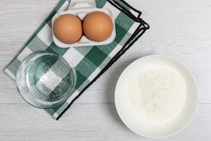 Preparazione Pastella per fiori di zucca - Fase 1