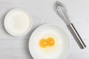 Preparazione Pastella per fiori di zucca - Fase 1