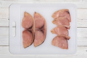 Preparazione Pesce spada in padella - Fase 1