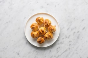 Preparazione Profiteroles salati - Fase 2