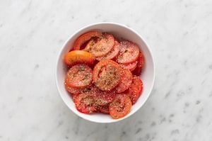 Preparazione Torta caprese salata - Fase 1