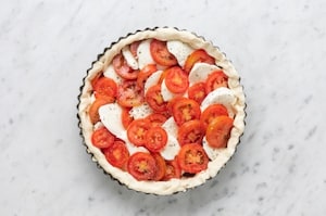 Preparazione Torta caprese salata - Fase 3