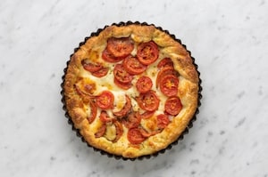 Preparazione Torta caprese salata - Fase 4