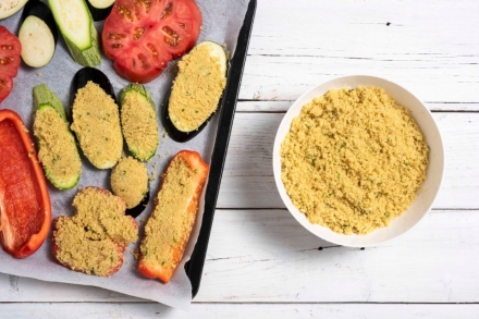 Preparazione Verdure gratinate al forno - Fase 3 Preparazione Verdure gratinate al forno - Fase 3