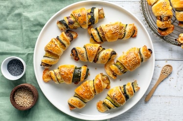 Cornetti salati alle zucchine