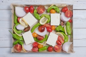 Preparazione Feta al forno con verdure - Fase 2
