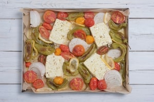 Preparazione Feta al forno con verdure - Fase 3