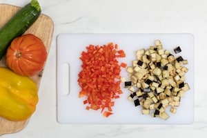 Preparazione Insalata di riso vegetariana - Fase 2