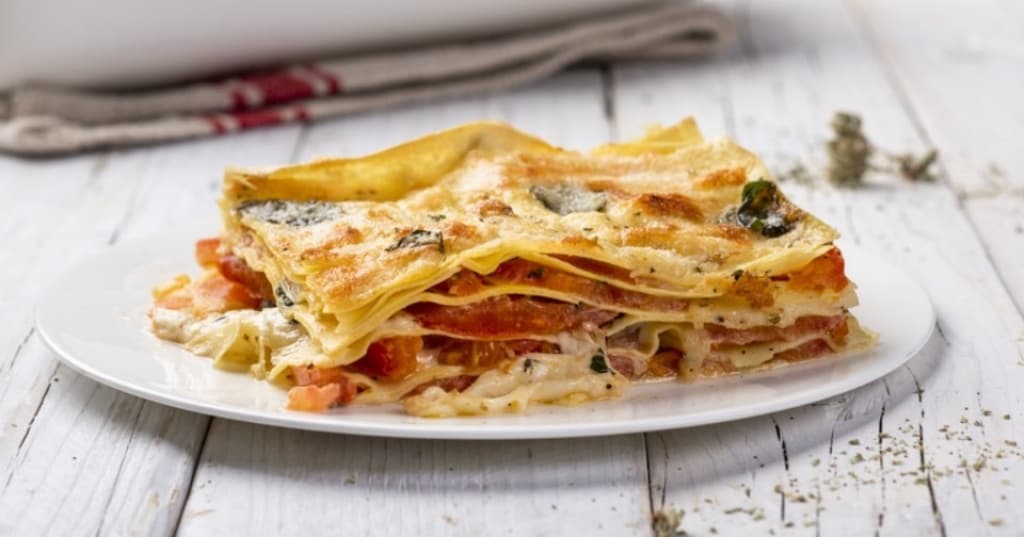 Ricetta Lasagne alla caprese Cucchiaio d'Argento