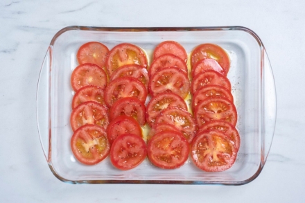 Preparazione Lasagne alla caprese - Fase 1 Preparazione Lasagne alla caprese - Fase 1