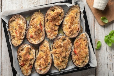 Melanzane ripiene senza carne