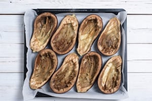 Preparazione Melanzane ripiene senza carne - Fase 2