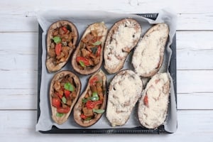 Preparazione Melanzane ripiene senza carne - Fase 5