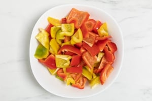 Preparazione Peperoni in agrodolce - Fase 1