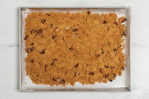 Preparazione Pesche con crumble e gelato alla vaniglia - Fase 2