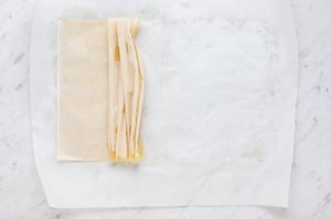 Preparazione Torta greca al limone e mirtilli - Fase 2