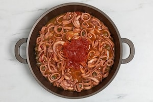 Preparazione Totani in umido - Fase 3