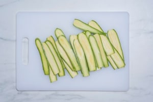 Preparazione Zucchine gratinate al forno  - Fase 1