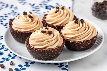 Crostatine senza cottura al caffè